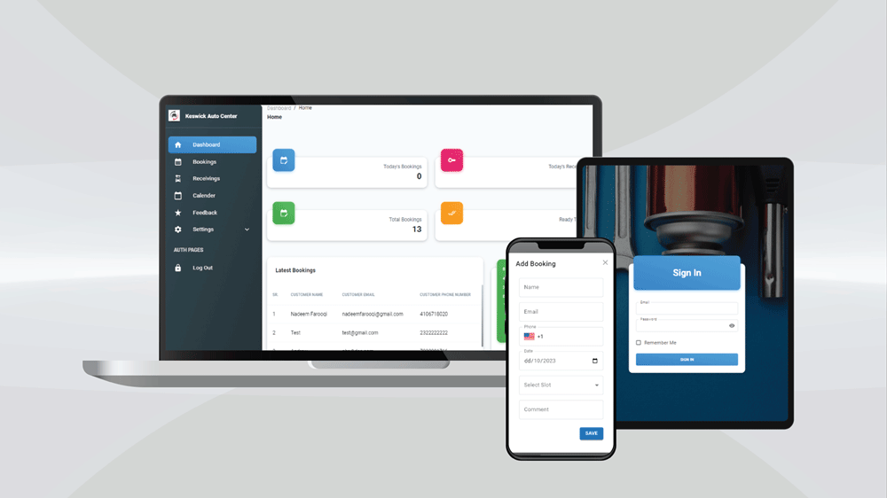 Auto Service Management Software
